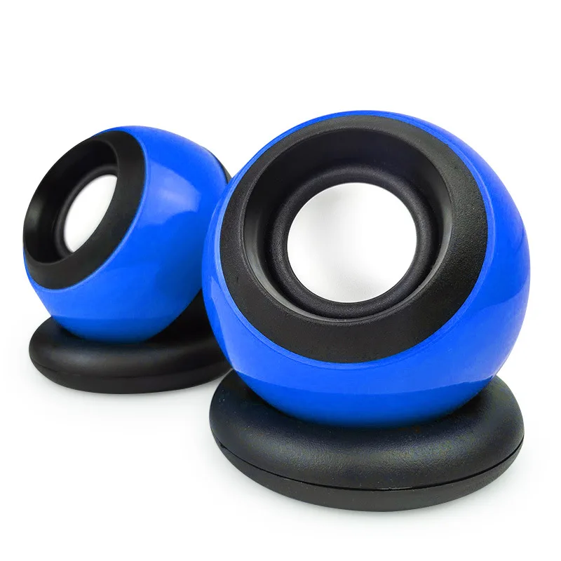 D-008 Computer Speaker Magic Ball Home Mini Speaker Mini Wired Desktop Speaker