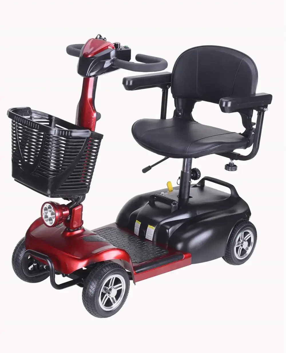 Folding Adult 4 Wheel Power Electric Mobility Scooter With One Seat Can Mobility Scooter For Elder