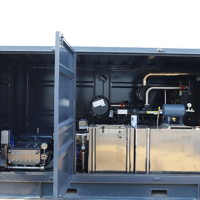 Tongjie China manufacturing machines CE certificated Water Jet Heat Exchanger Cleaning Hydro Power Washer