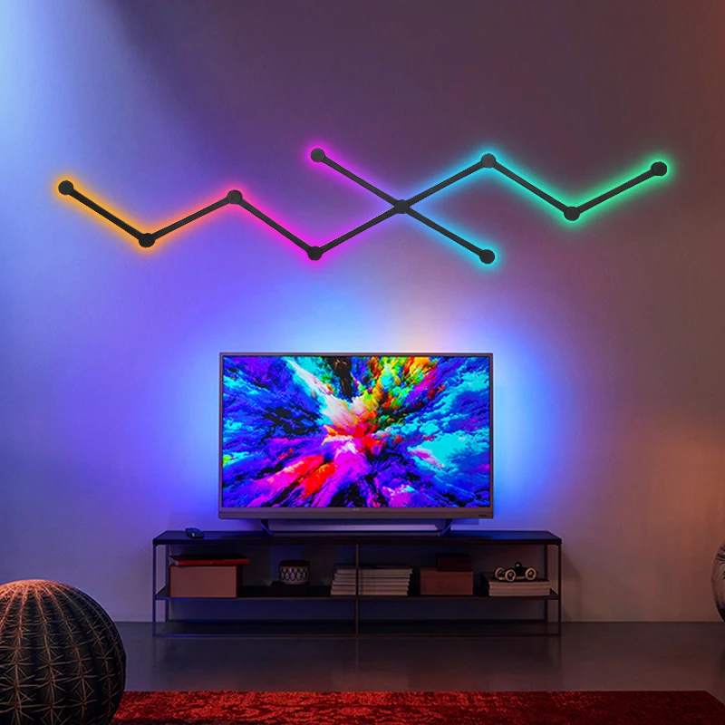 Смарт-светодиодная настенная панель Rgb