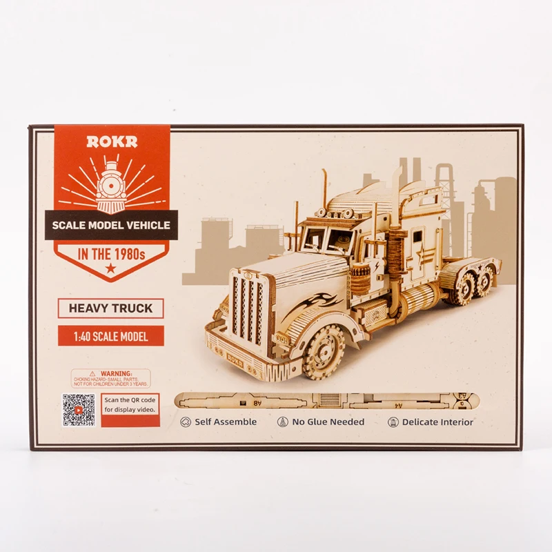 CPC Certificated Factory Rokr DIY Assembly Kits Mechanical Toys 3D Wooden Puzzle