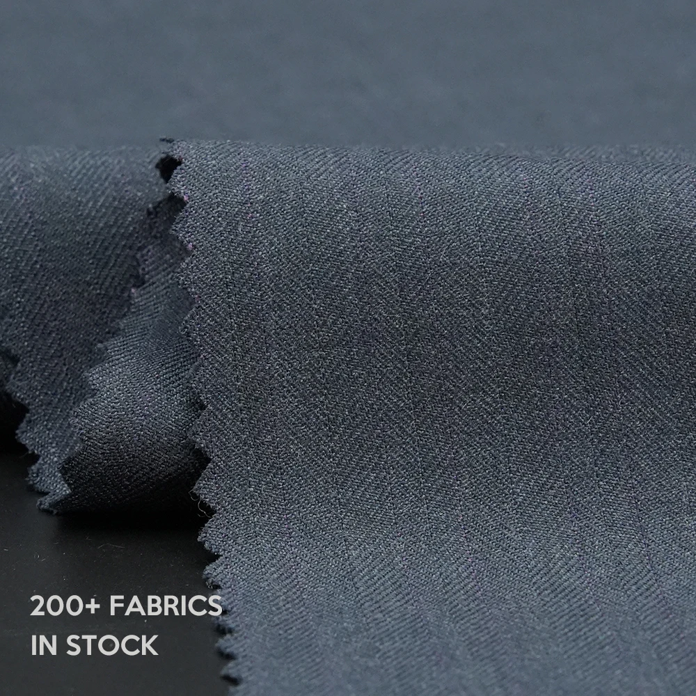 70% Wool Spot Goods Worsted Merino Wool/Polyester Fabric Luxury Italian Suit Fabric Wool Suiting Fabric Sample Book