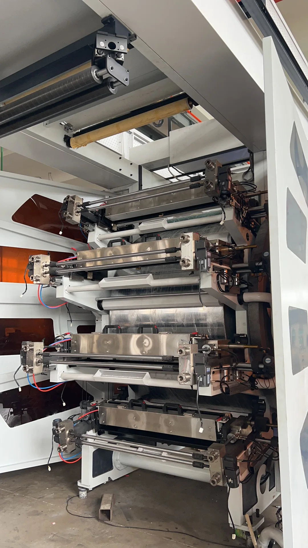 High Efficiency Centrel Drum Double-Side PP Woven Fabric High Speed Flexo Printing Machine 8 Colors