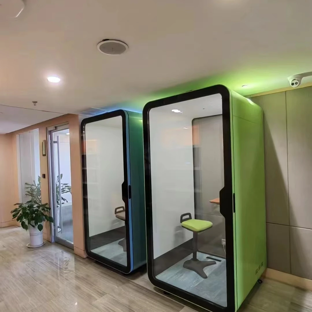 Telebooth Small Size Noise Reduction Piano Room Soundproof Office Pods Acoustic Phone Booth