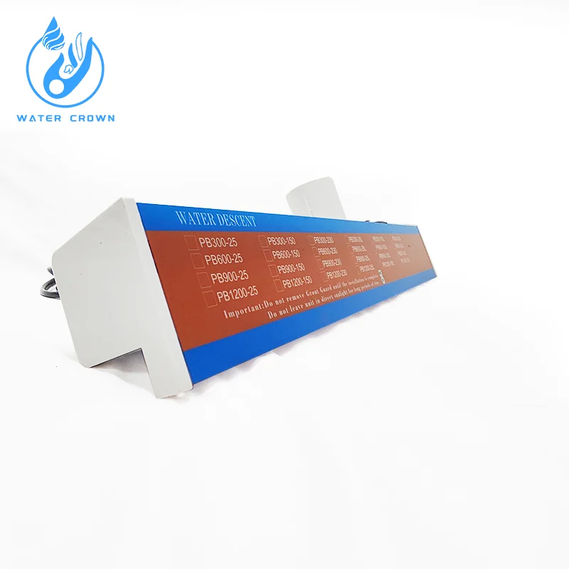 Beautiful Crown Waterfall LED Light Panel Easy Discharge Acrylic Water Curtain for Perfect Ice Bathtub Accessories