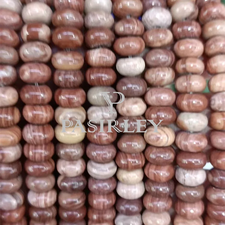 Pasirley 5x8mm Perfect Quality Faceted Abacus Gemstone Beads Natural Stone Jewelry Making Mix Color Bracelet Production Size 8mm