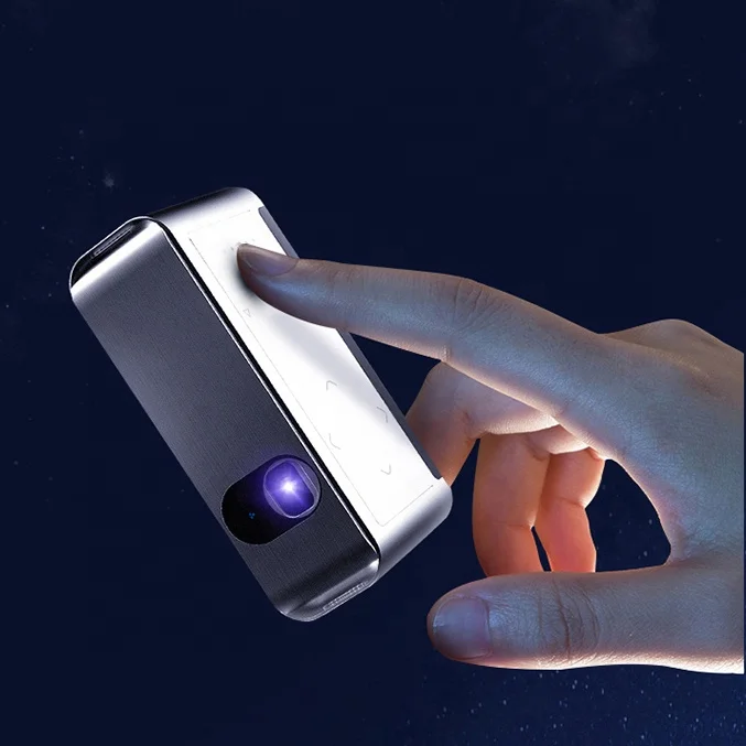 High Brightness 200 ANSI Lumens Manual Focus DLP LED Video Mini Projector Home Theatre projector with 20000h Lif