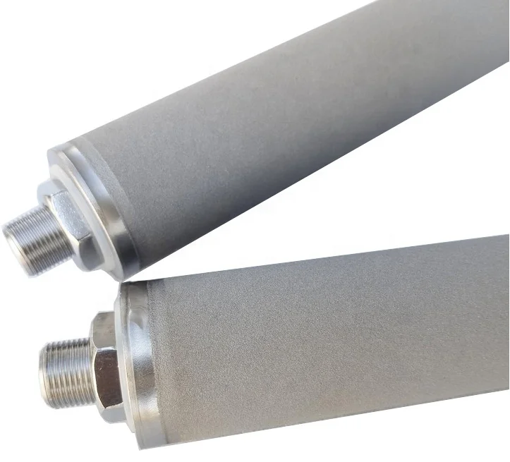 Custom 0.5-10 Micron Stainless Steel 316L Powder Sintered Metal Filter Tube High-Permeability Industrial Filtration Equipment