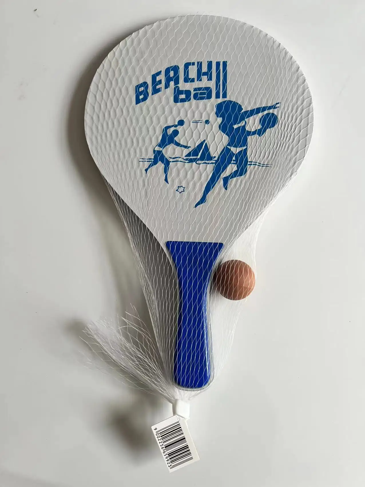 Wholesale UV Printing Custom Pattern Wooden Tennis Beach Game Sports Tennis Ball Racket Bat Set Game Ball Paddles Ball Toys
