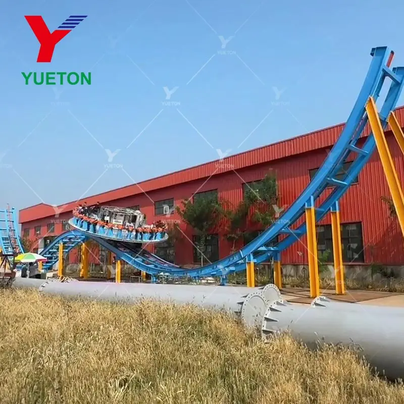 Theme Park Equipment Attractions Extreme Swing Dual Track Flying Ufo Disco Ride Flying Saucer Amusement Park Ride For Sale