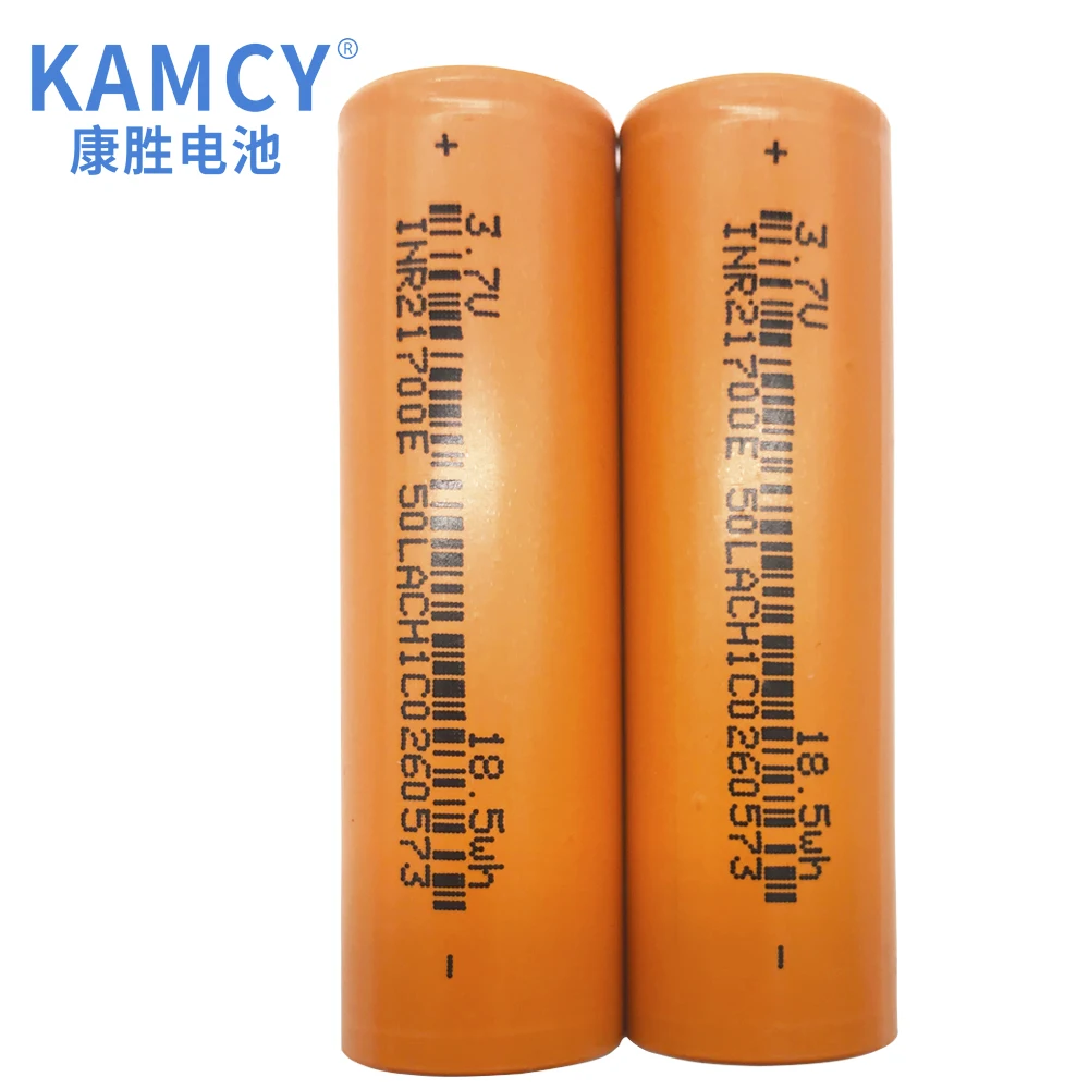 Kamcy новый 21700 энергии 5000 мАч 3 7 В 18 5 Вт · ч аккумулятор высокого разряда литий-ионные элементы для мобильного фонарика