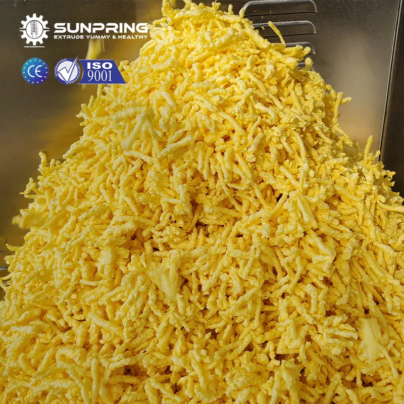 SunPring snack food fried cheetos kurkure extruder nik nak snacks kurkure machinery