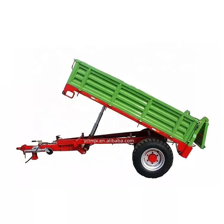 1.5 T Agri machinery walking tractor farm trailer,hand trailer