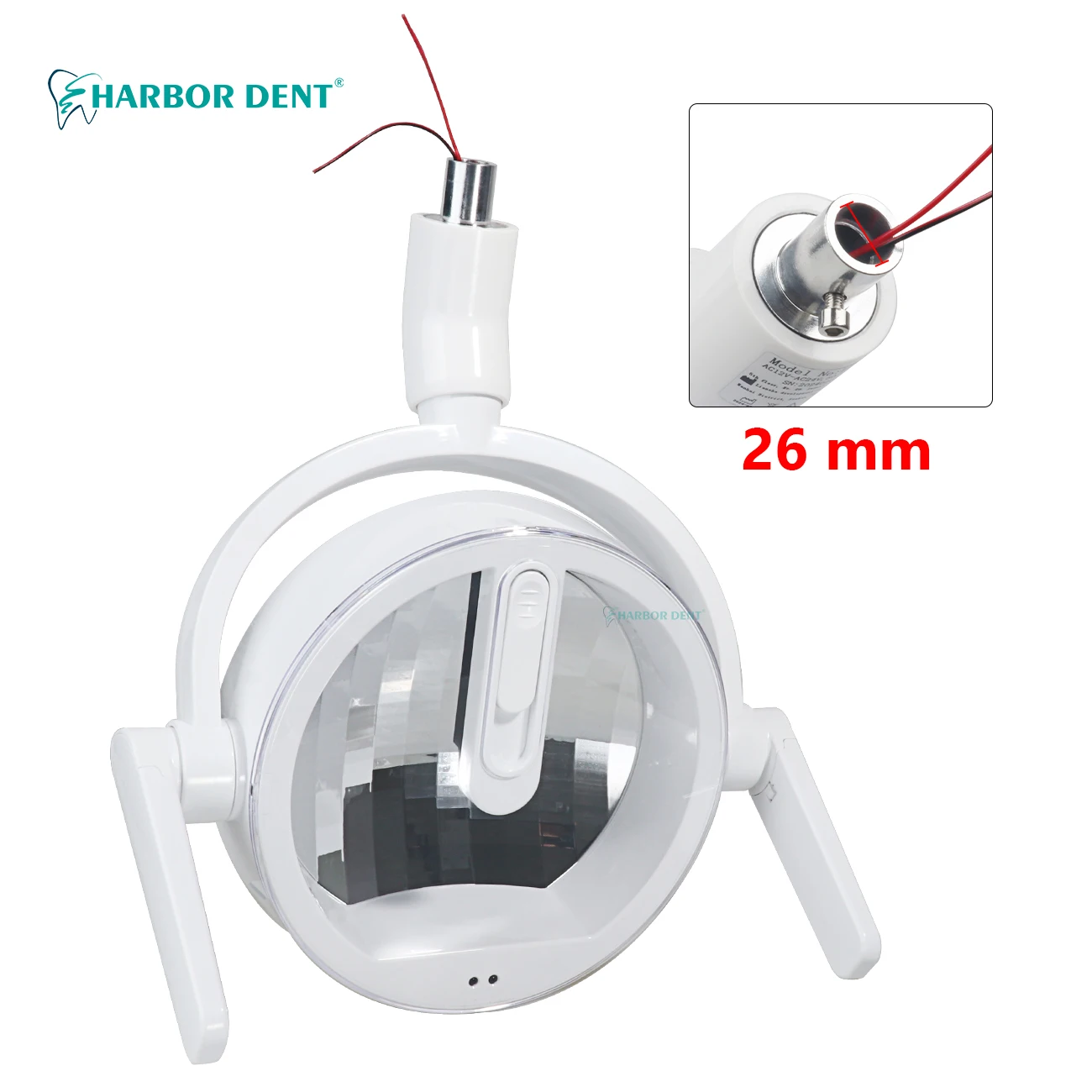 Spare Parts Dental Chair White Round Shadeless Multifunctional  Dental Led Operating Lamp
