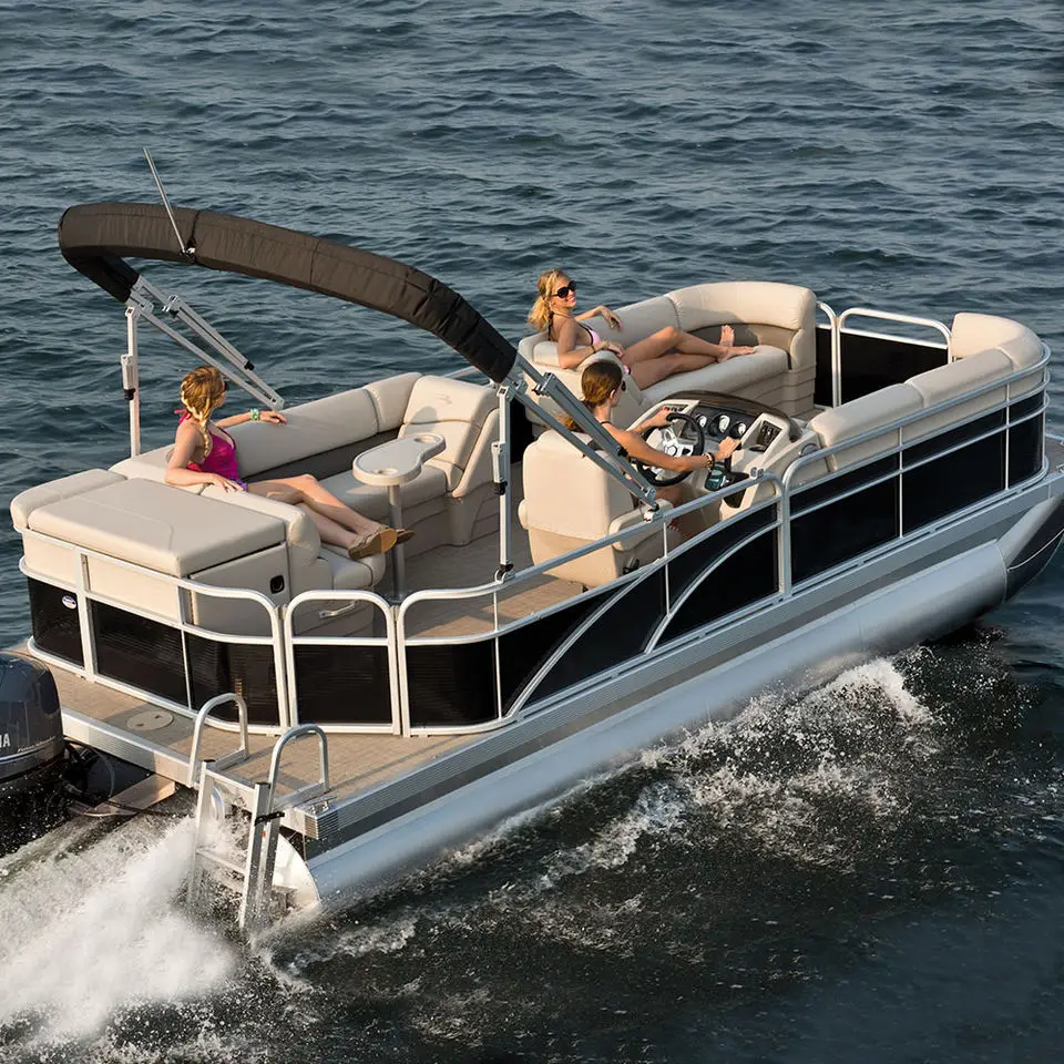 Best New Aluminum Pontoons for Luxury Floating Yachts for Party Drifting on Rivers for Outdoor Entertainment Sports Boating