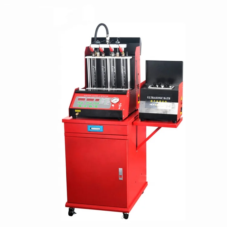 Speed control and automatic oil return injector cleaning machine for all cars