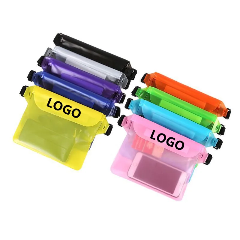 High Quality Boys Female Unisex Waterproof Custom Logo Waist Pouch Bag Transparent Clear Fanny Pack Waist Bag