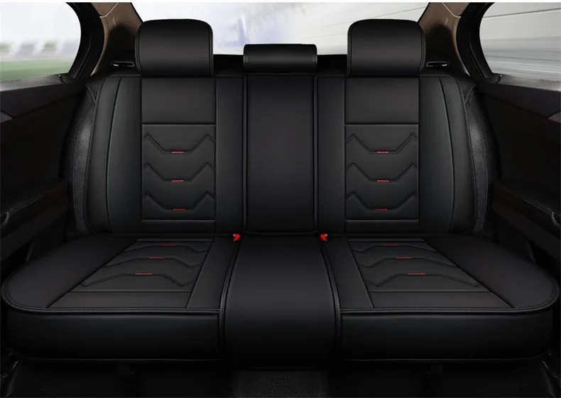 Роскошный Универсальный чехол для автомобильного сиденья в мультяшном стиле из кожи