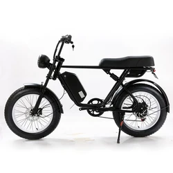 EU US warehouse factory snow ebike e-bike bicicleta electrica  500/750/1000W vintage e bicycle retro electric fat tire bike
