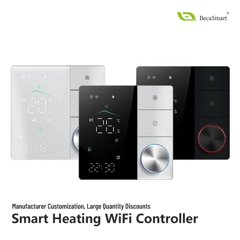Becasmart BHT-18 AI Smart Thermostat Radiator Wifi Floor Heating Room Controllerfloor Heating Thermostat