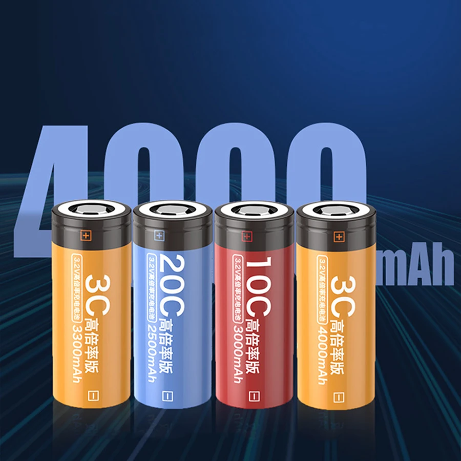 Multi-function Portable Cylinder 3.2V 26650 Power Original Constant Voltage Lithium Iron Battery Large Capacity