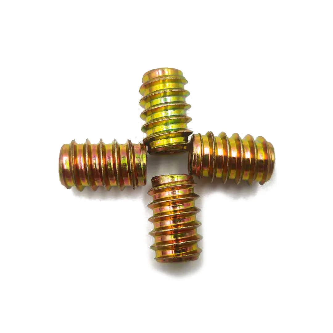 
factory price carbon Steel hex socket m8 wooden furniture nut 