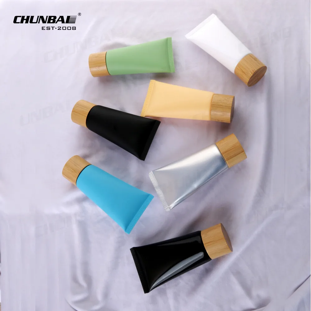 30 100Ml Biodegradable Food Grade Squeeze Custom Printing Empty Pet Toothpaste Packaging Cosmetic Plastic Screw Tubes With Caps