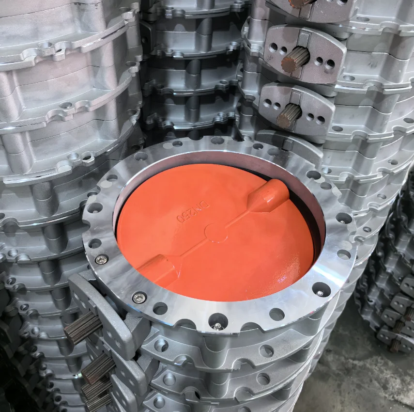 DN250mm 10-дюймовый однофланцевый клапан-бабочка V1FS Тип OEM Китай заводская цена