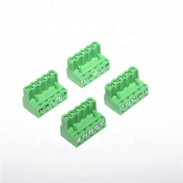 5.08mm 5Pin  green terminal block PCB connector plug in straight socket