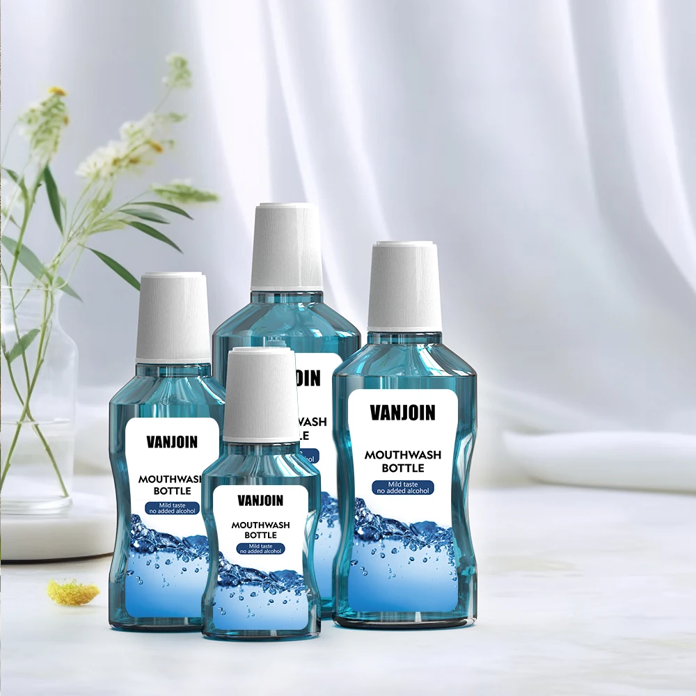 100ml 180ml 250ml 350ml 500ml Transparent Plastic PET Mouthwash bottle Cosmetic Packaging Shampoo Bottle With Screw Cap
