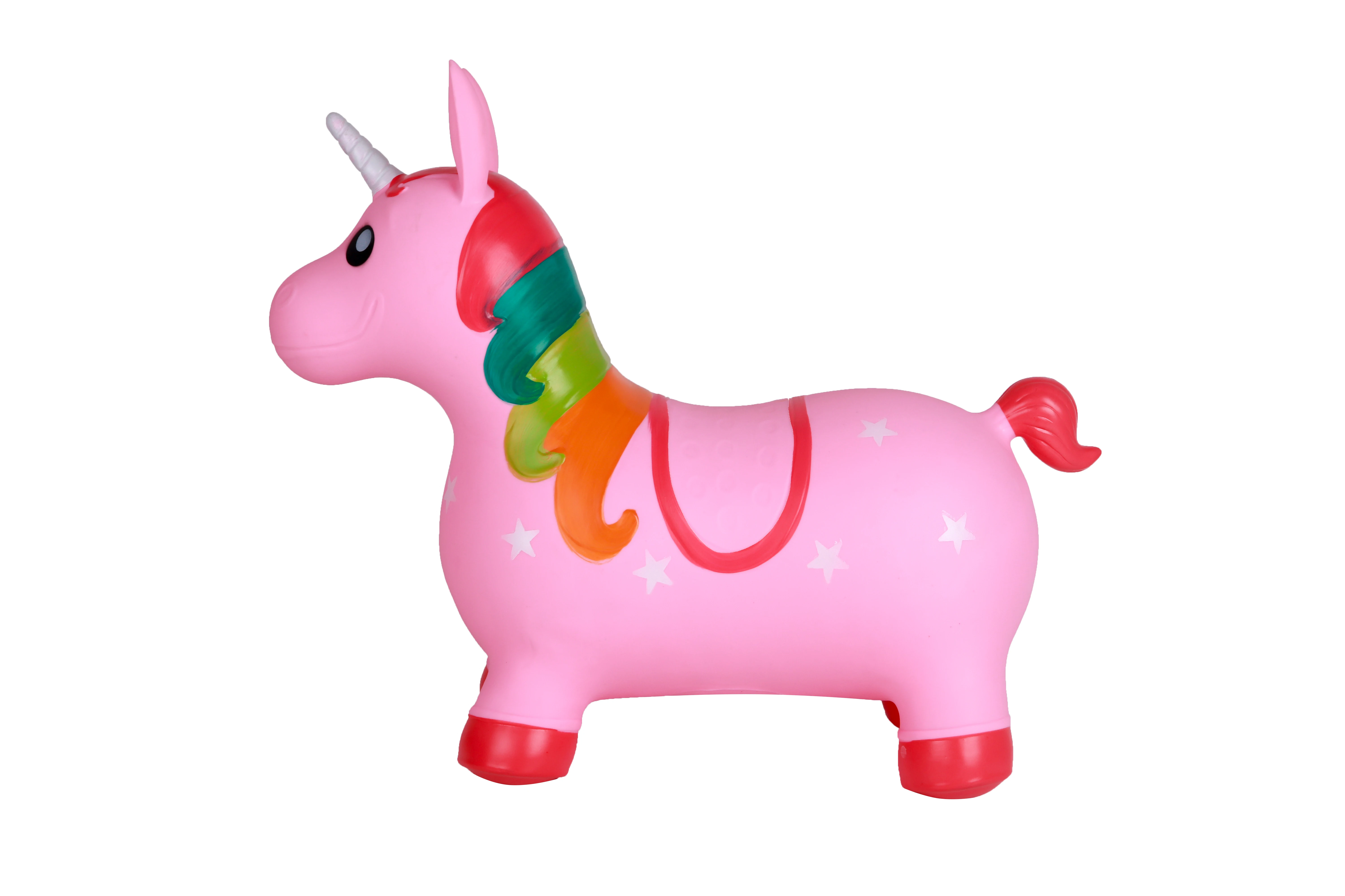 jumping animals pvc inflate unicorn orange best kids horse jumping