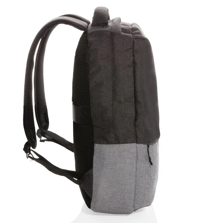 Fashion High Quality ECO RPET TWO-TONE PROMOTIONAL BACKPACK SCHOOL LAPTOP BAG