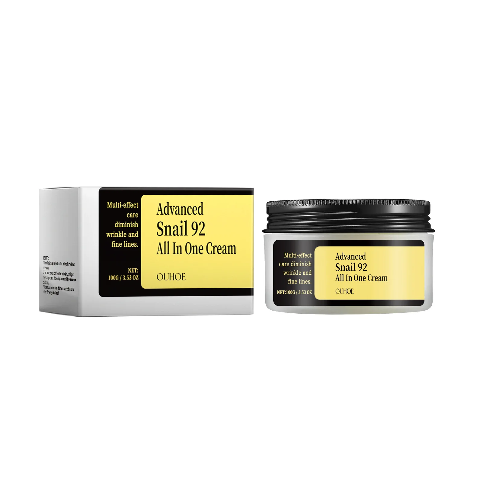 Snail  Essence care skin care set improve skin quality Face cream Eye mask Essence Water cleansing gel wholesale Customization