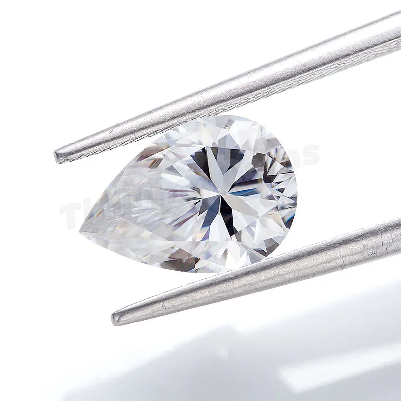 Thriving Gems Wholesale DEF Color Loose GRA Certificate Pear Moissanite