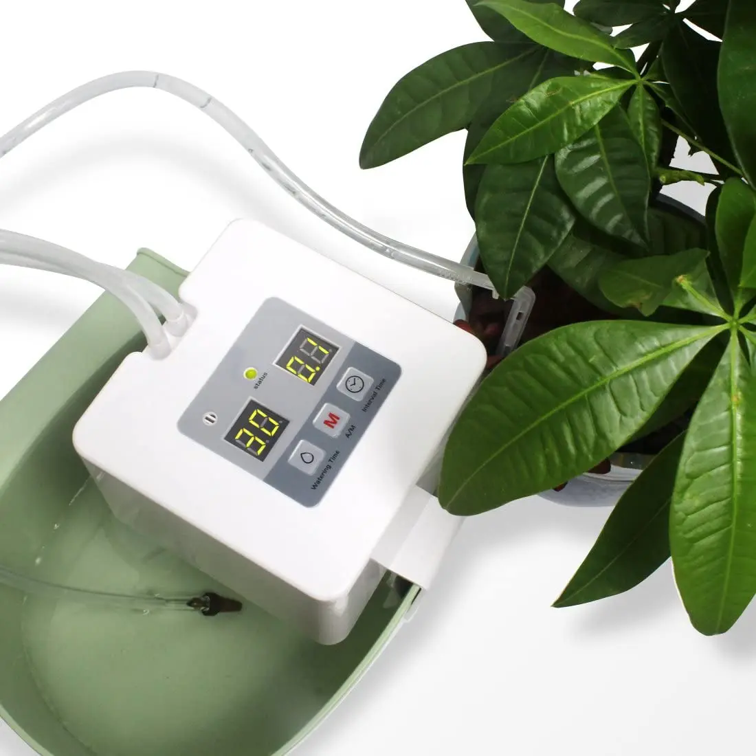 greenhouse programmable automatic micro auto drip Irrigation kit water timer plant self watering system for indoor plants