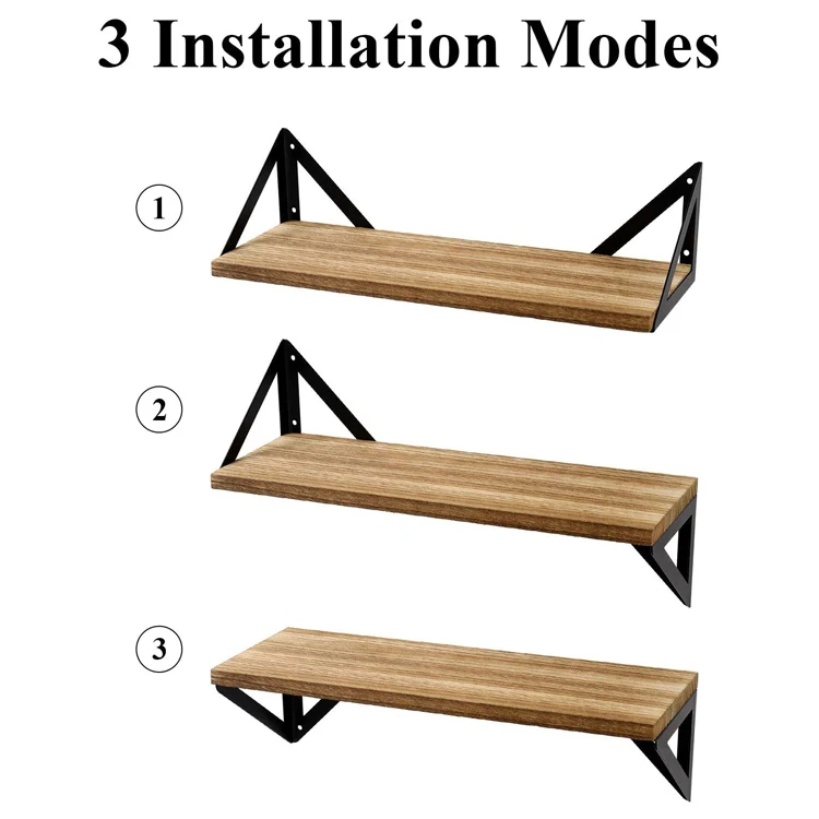 The Best Selling Simplicity Accepts Customization Wall Rack Wood Shelf