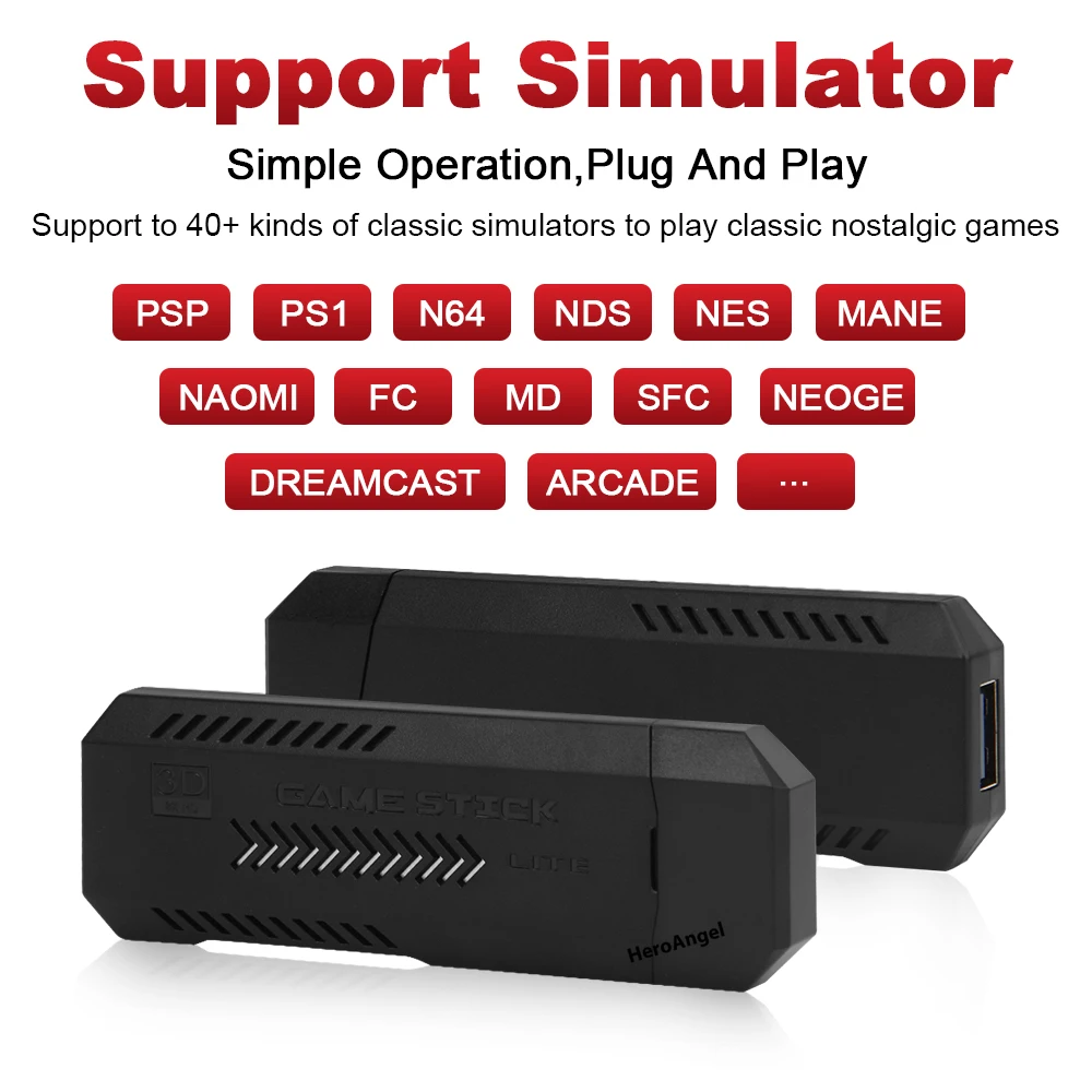 Оптовая продажа X2 GD10 Plus 4K 30000 игры HD выход Игровая приставка gamestick TV игровая консоль для