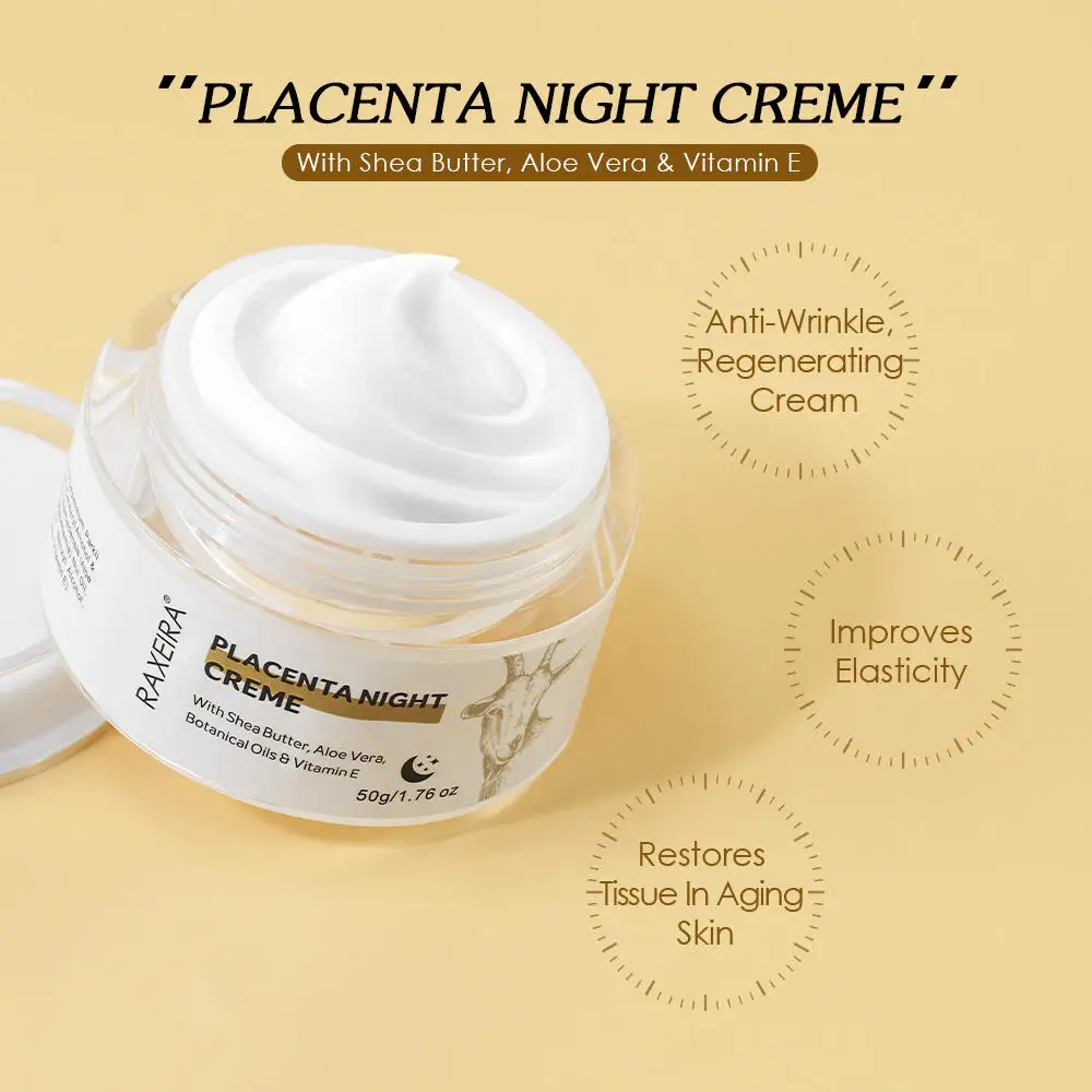 Wholesale Ovine Placenta Face Wrinkle Anti-Aging Remover Cream Best Night Whitening Cream
