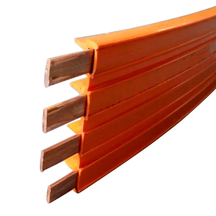 High Quality Jointless flexible combined sliding contact line traveling electric rail crane power supply