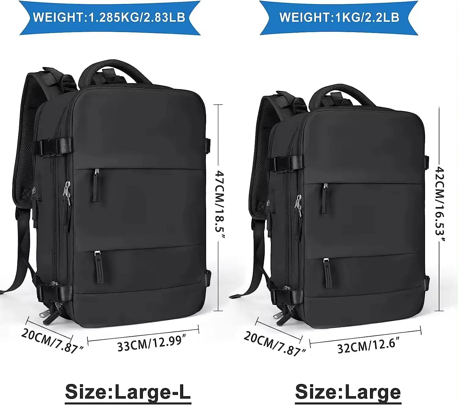 DAYGOS  Custom Logo Traveling Backpack Large Backpack 17 Inch Waterproof Bagpack Multifunctional Laptop Backpack Bag