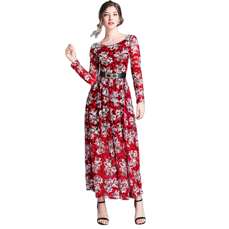 Новинка, женское кружевное платье Spot YSQ8304068 в европейском стиле