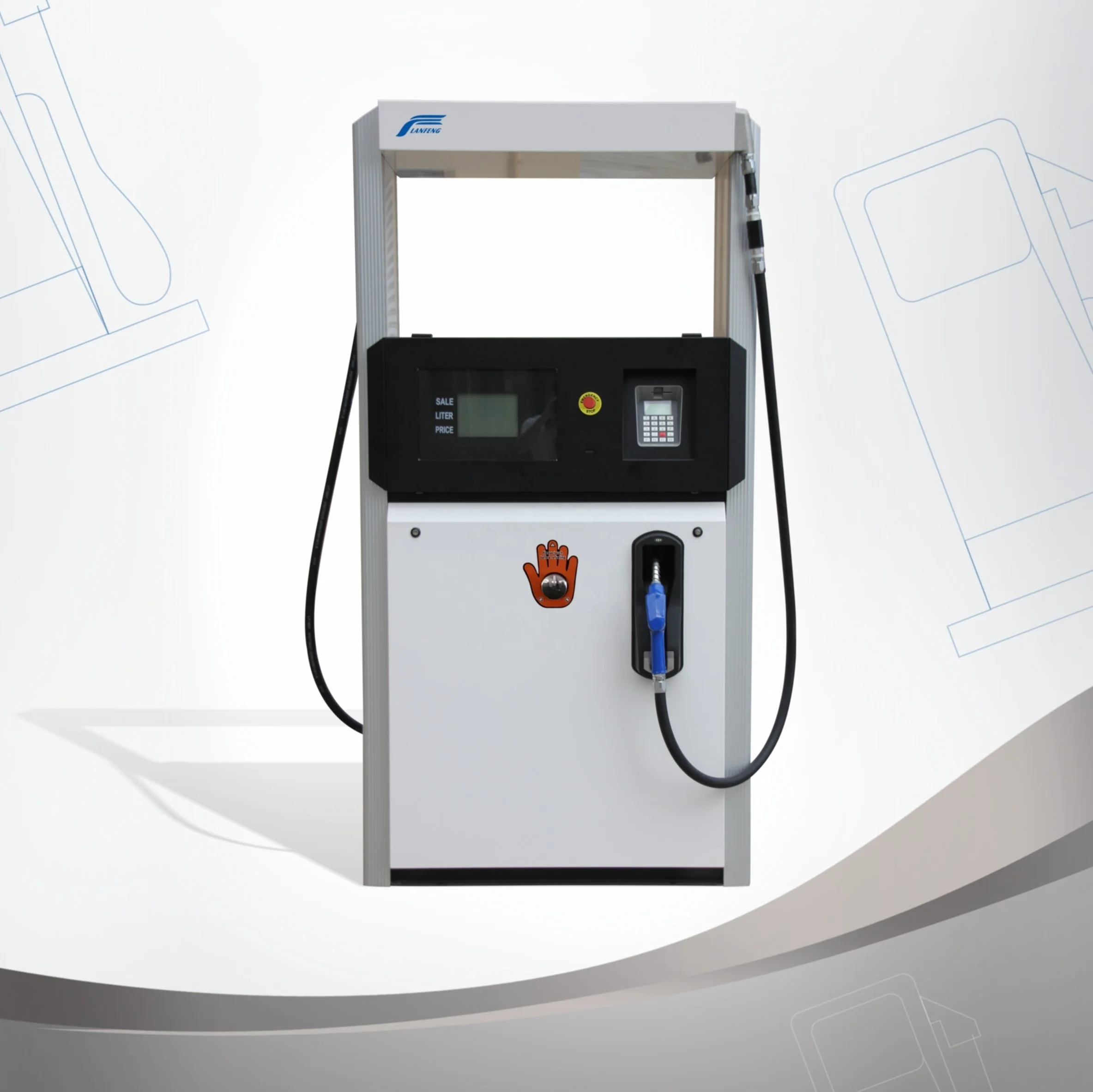 Lanfeng High Quality Gasoline Diesel oil kerosene Fuel Dispenser Petrol Pump