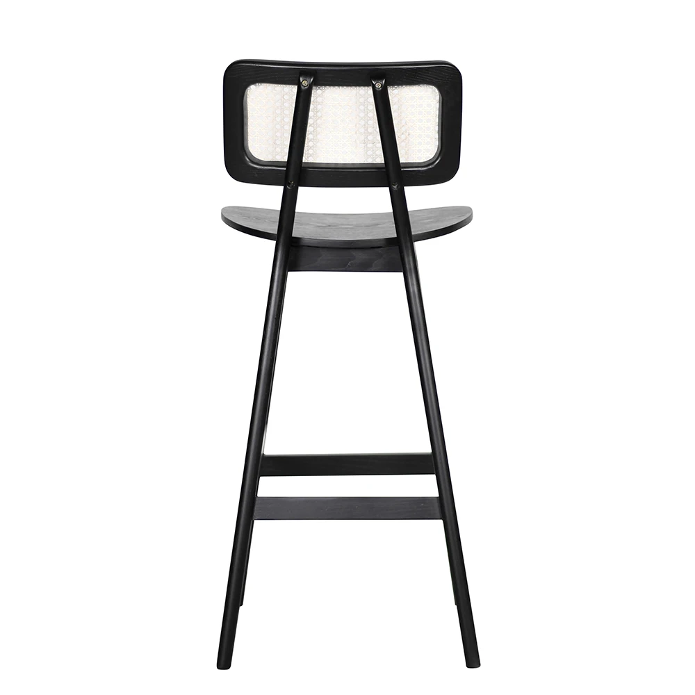 Italian Modern Designer Chair Wabi Sabi Wooden Dining Chairs Solid Wood Rattan Bar Chair