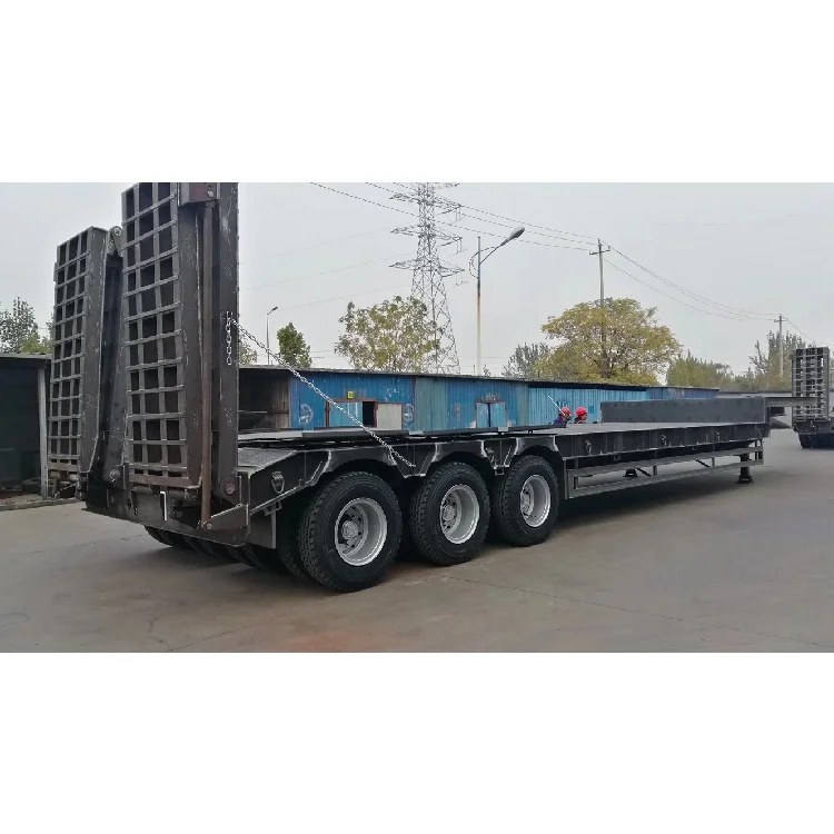Низкорамный бортовой прицеп для тяжелой техники LHY940D