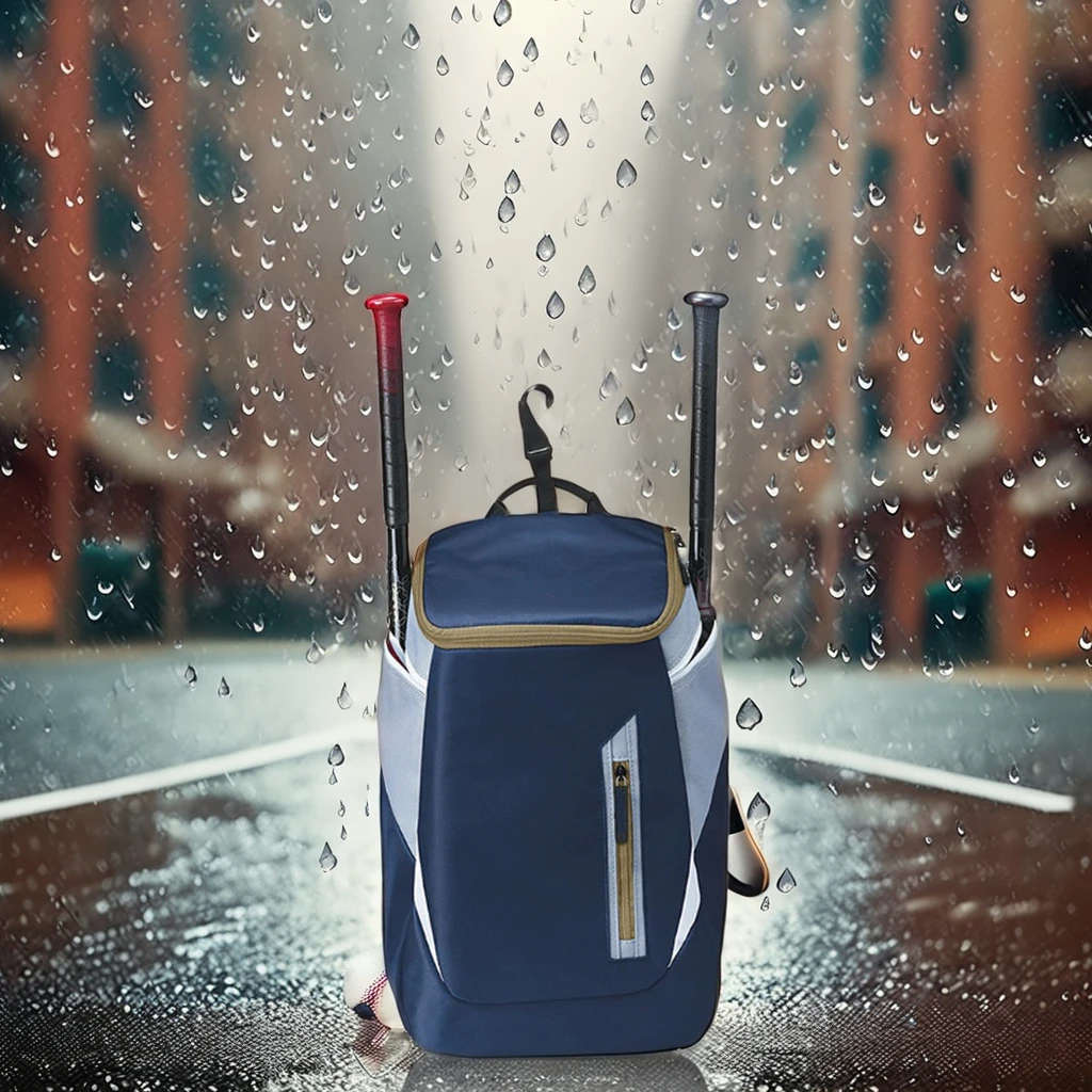 Custom Unisex Youth Sports Baseball Gear Backpack Portable Large Capacity Water-Resistant Made of Canvas Nylon and Polyester