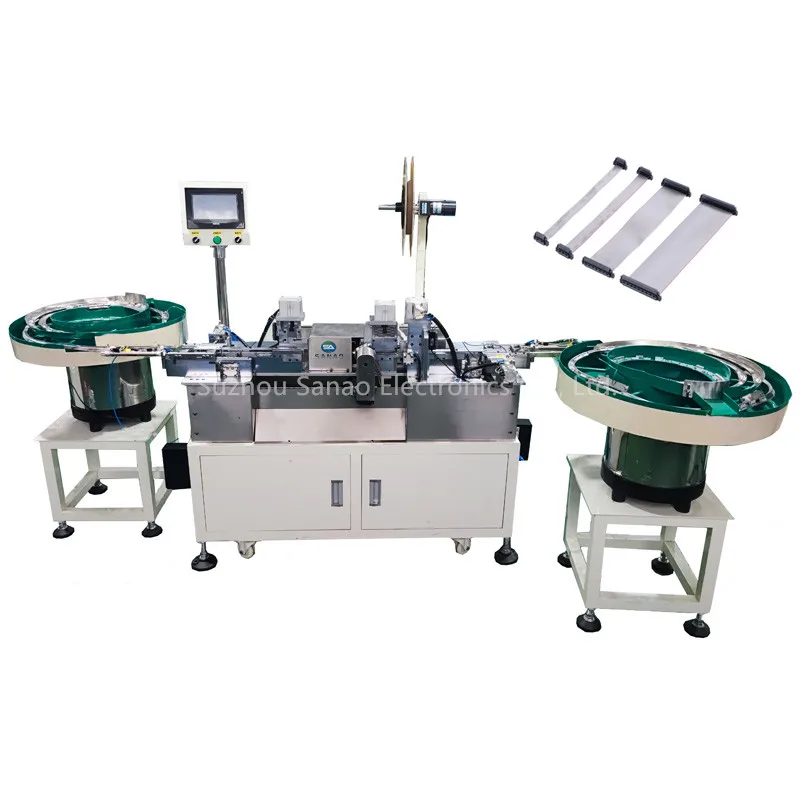 SA-IDC100 Automatic Flat Cable Cutting and IDC Connector Crimping Machine