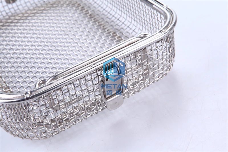 Stainless Steel Stamping Wire Mesh Medical Disinfection Basket