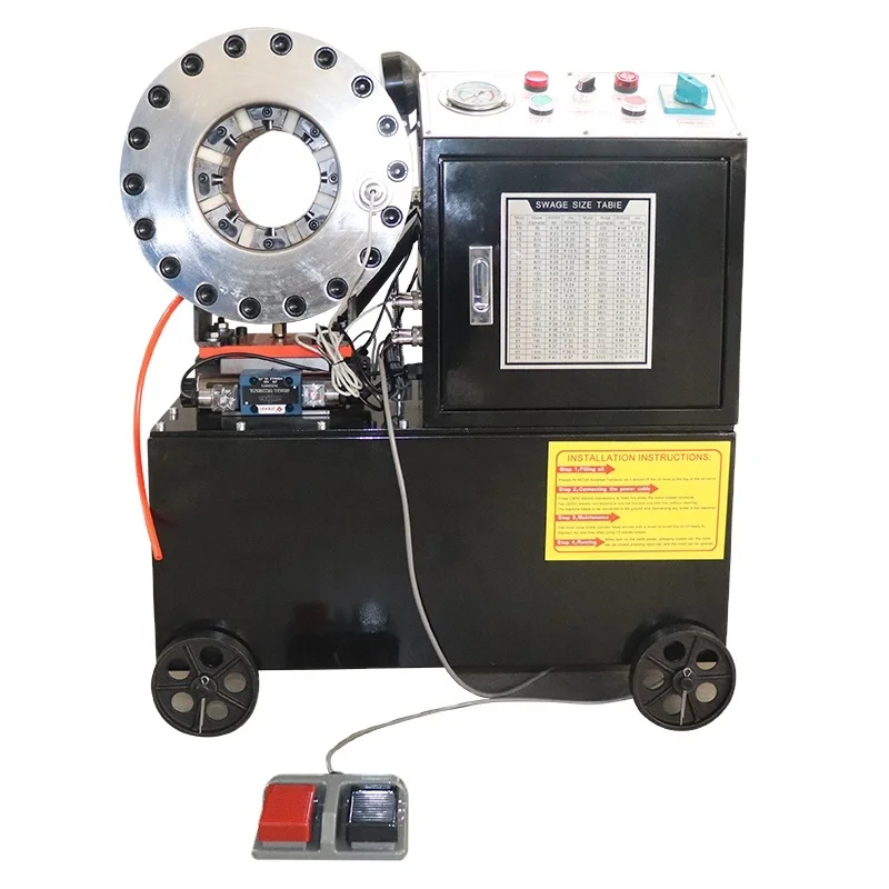 Hot sale Trade assurance hose crimper pressing machine price high pressure hydraulic hose crimping machine