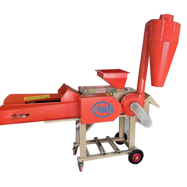 2024 New Chaff Cutter for Animal Feed - Gasoline & Diesel Engines with Conveyor Belt Hopper