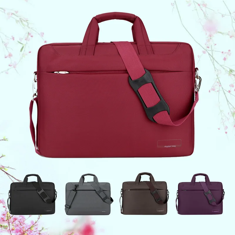 Customized Shoulder Strap Notebook Office Computer Briefcase Laptop Tote Bag For Men business